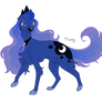 Princess Luna dog design