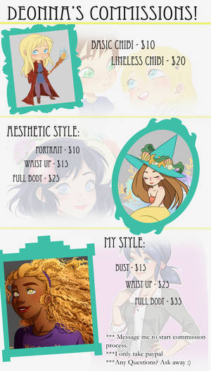 Commissions {OPEN} by VanillaDeonna Commissions {OPEN} by VanillaDeonna