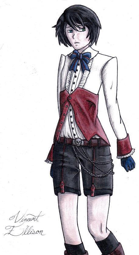 Black Butler (Kuro) OC Vincent Ellison (Colored) by Riku-Love on DeviantArt