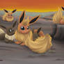 Flareon and Eevee