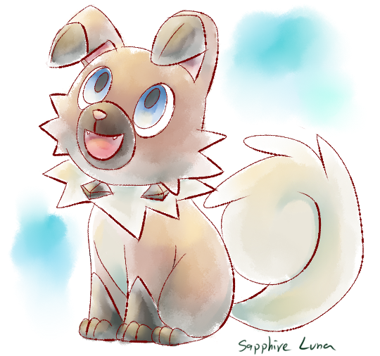 Human Rfockruff Rockruff by sapphireluna on DeviantArt
