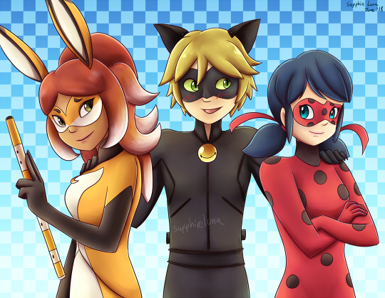 Miraculous Trio By Sapphireluna On DeviantArt miraculous-trio-by-sapphireluna-on-deviantart
