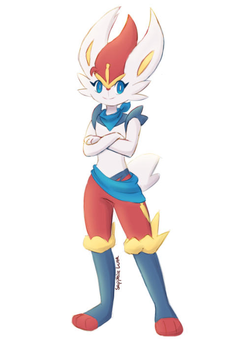 Cinderace by sapphireluna on DeviantArt