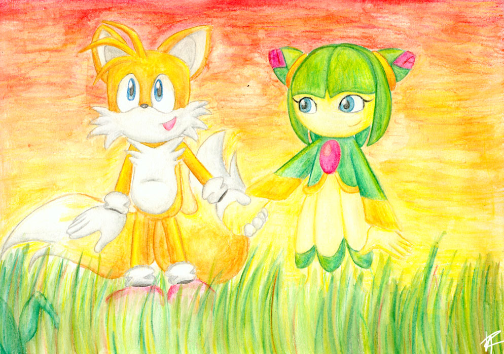 OMG Sonic - Tails and Cosmo by sapphireluna on DeviantArt