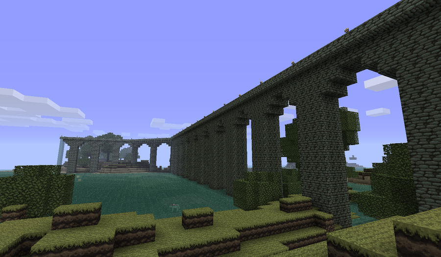 Minecraft - Aqueduct 2 by AxelFan666 on DeviantArt