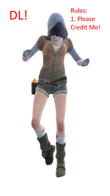 DMC Kat Outfit MMD DL