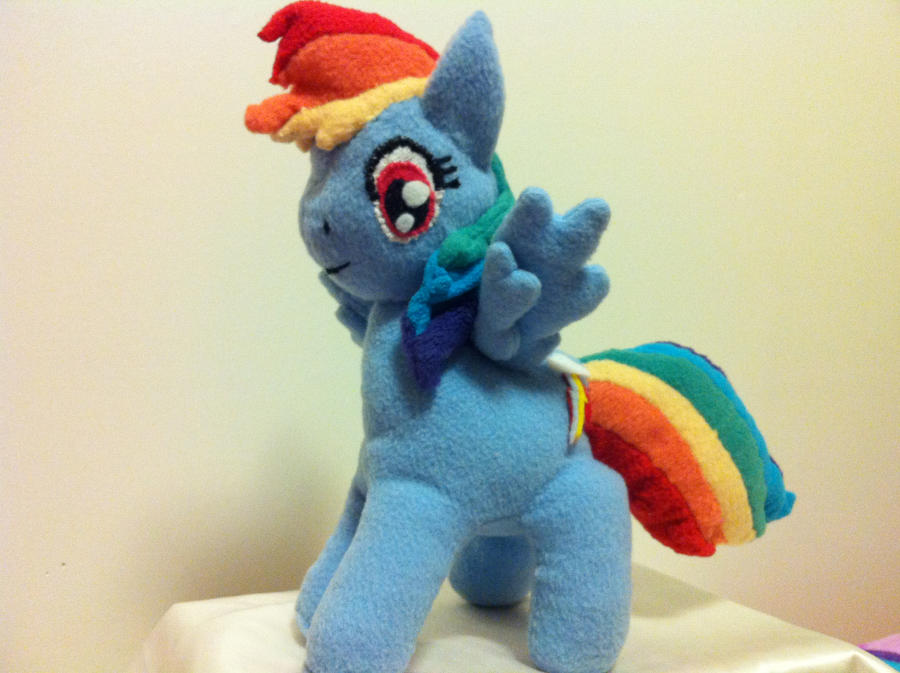 Handmade Rainbow Dash Plush