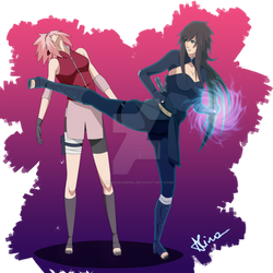 Sakura Haruno - Lina Manda Uchiha_Fight