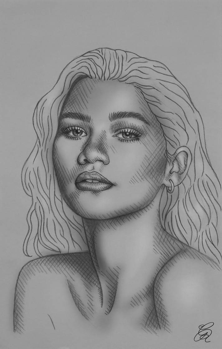 Zendaya Sketch by GemD on DeviantArt