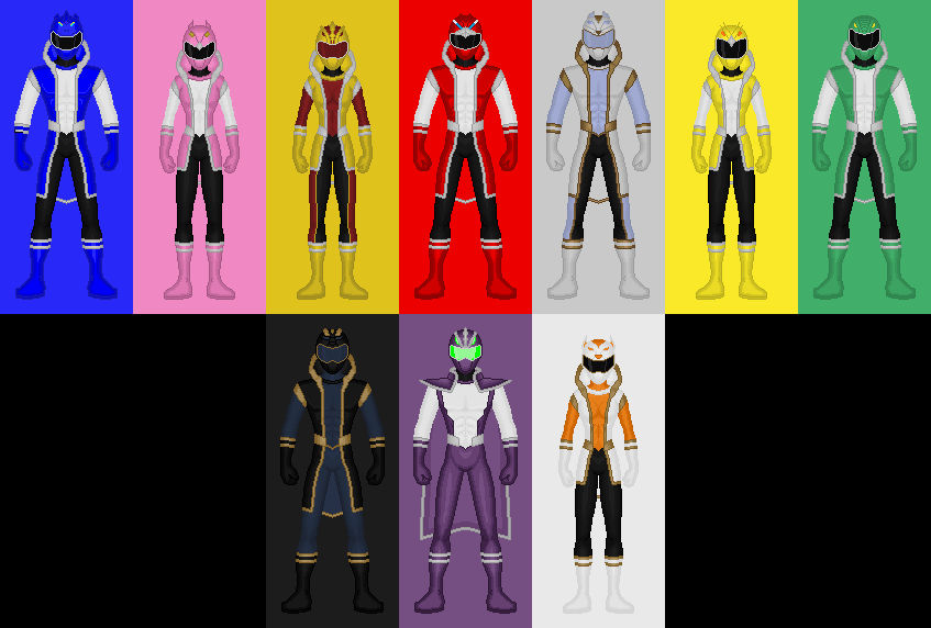 Power Rangers Ghost Grid New Upload by KingDrei01 on DeviantArt