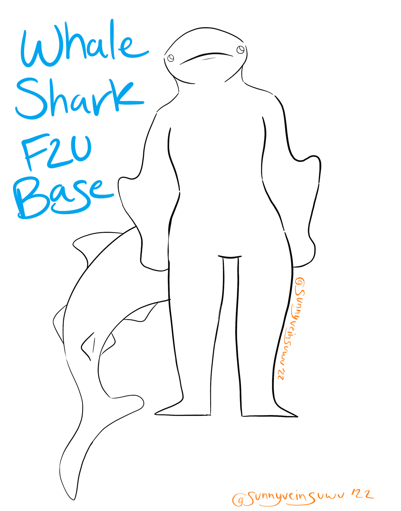 Creative Shark' Base F2U Anthro Whale Shark Base by Neptune426 on DeviantArt