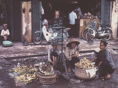 Vinh Long Market Vietnam