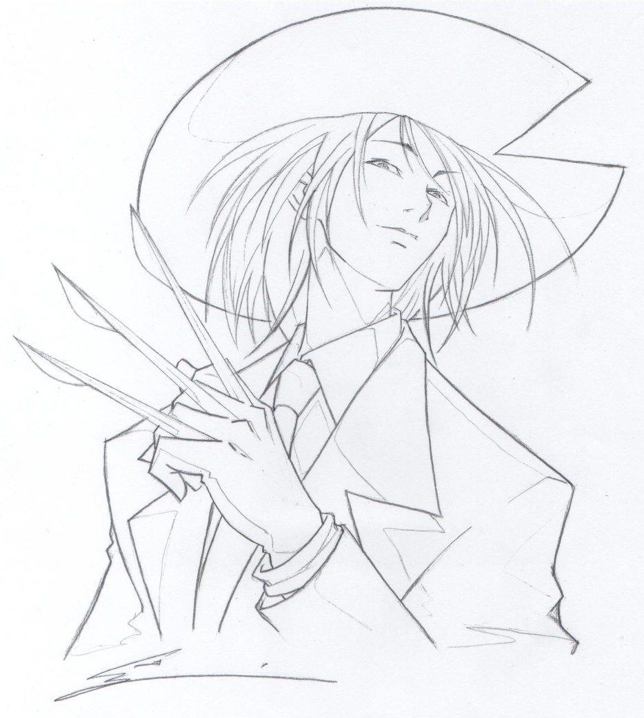 Vampire Hunter D b-w piccy by rykan4marius on DeviantArt