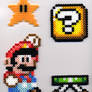 Mario, etc. in Perler Beads