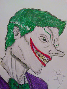 A Psychos Laugh (The Joker Realism Art)