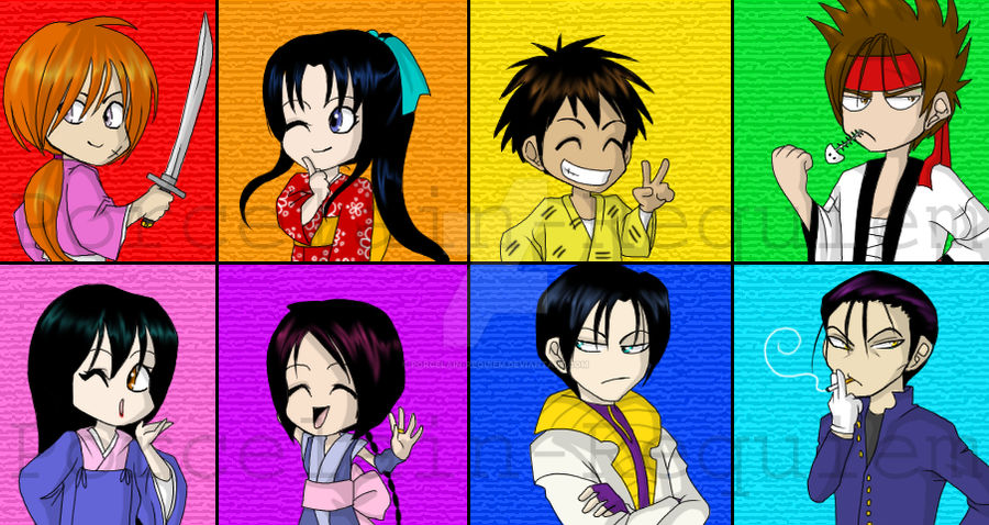 Rurouni Kenshin - Chibi Group