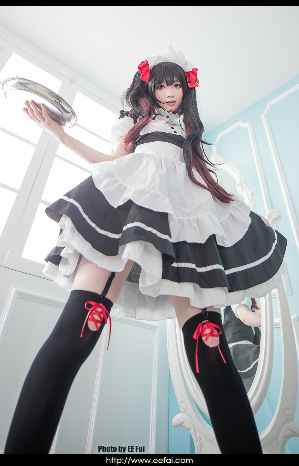 DATE A LIVE Kurumi Cosplay Maid 15