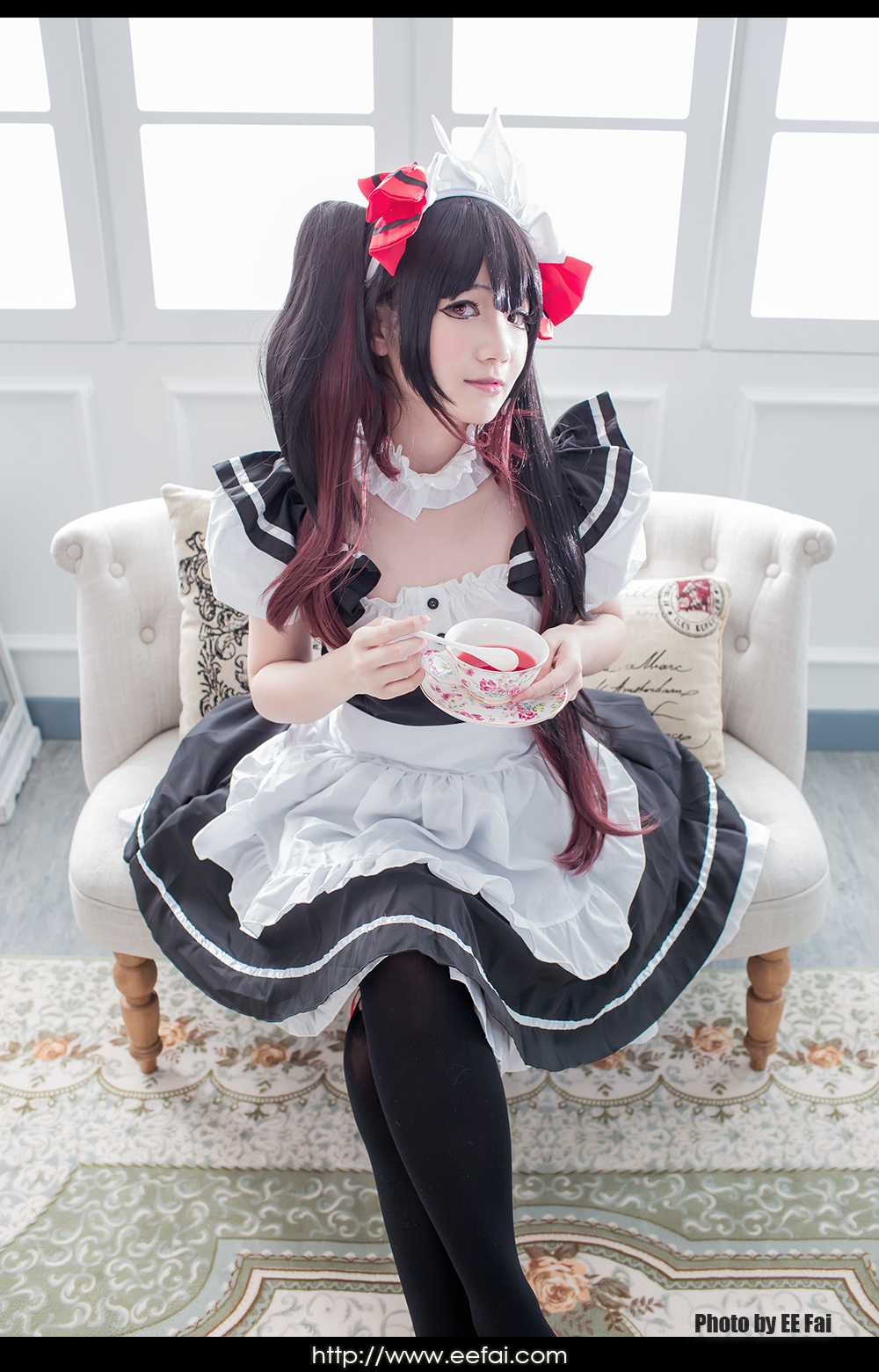 DATE A LIVE Kurumi Cosplay Maid 26