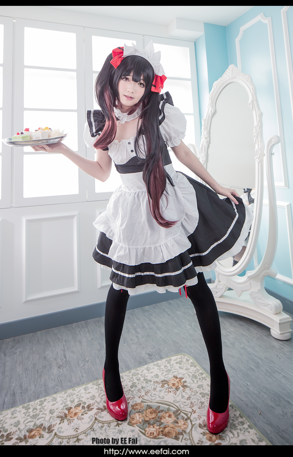 DATE A LIVE Kurumi Cosplay Maid 19