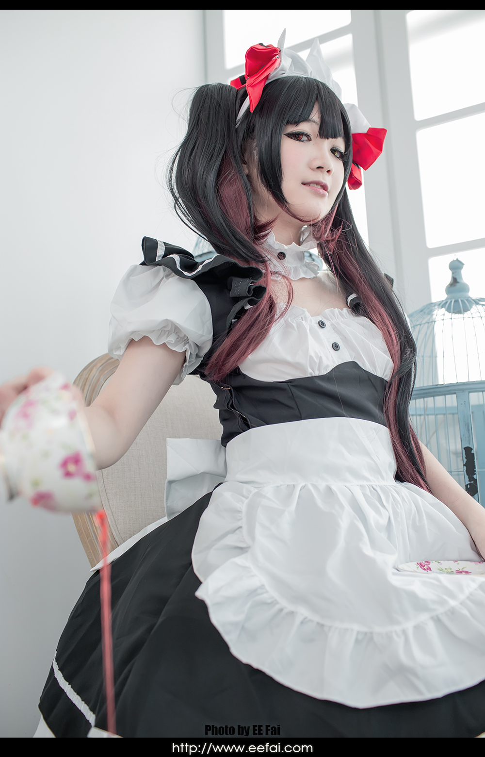 DATE A LIVE Kurumi Cosplay Maid 21