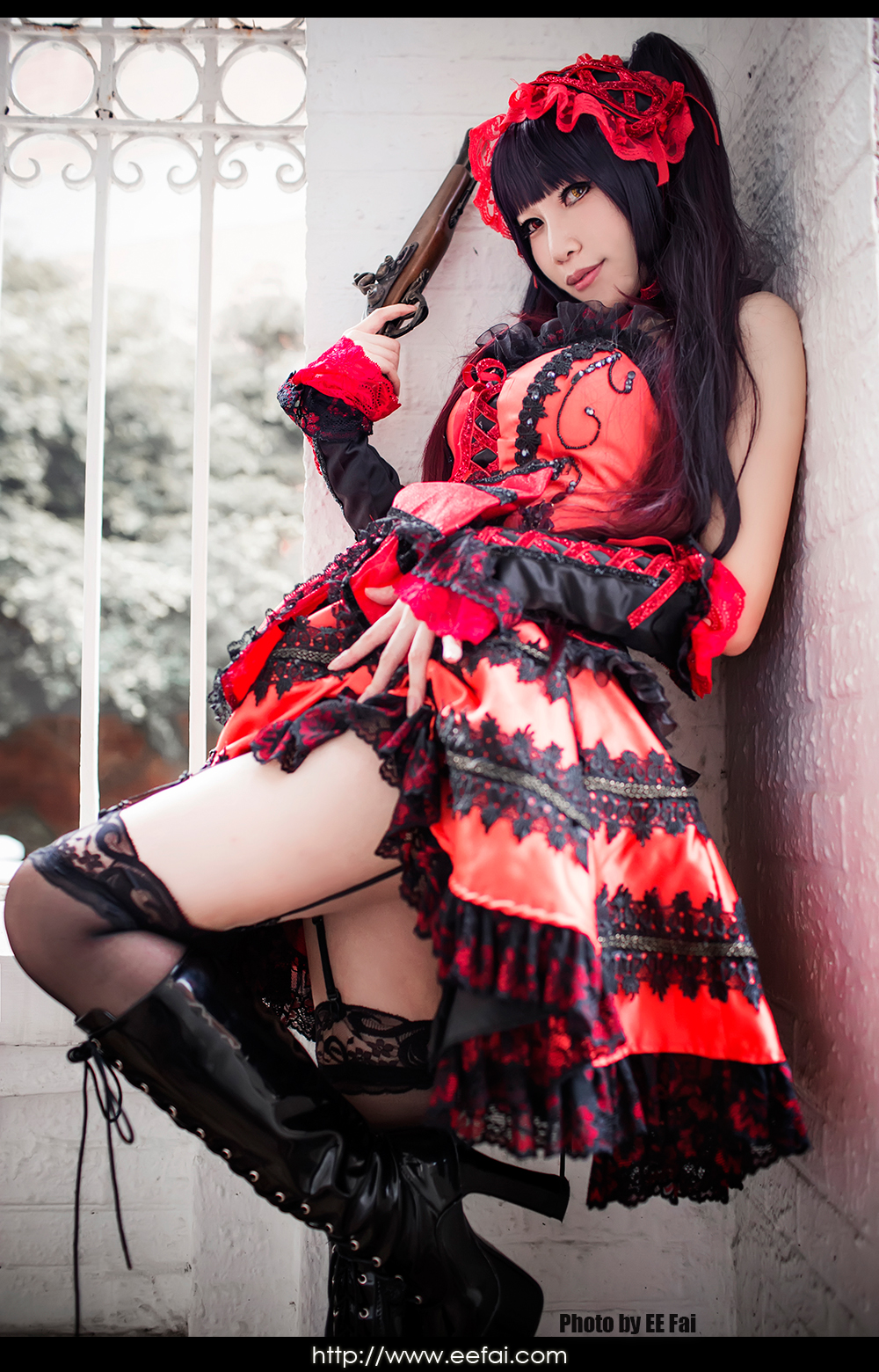 File:Cosplayer of Kurumi Tokisaki, Date A Live at PF26 20170415b