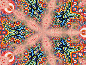 Psychedelic flower