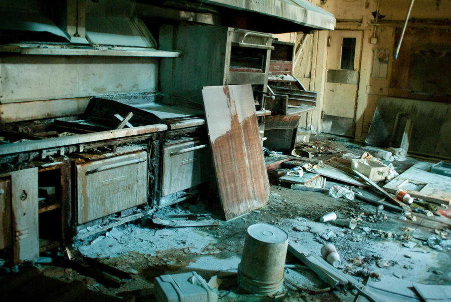 Burned Kitchen by kerrath on DeviantArt