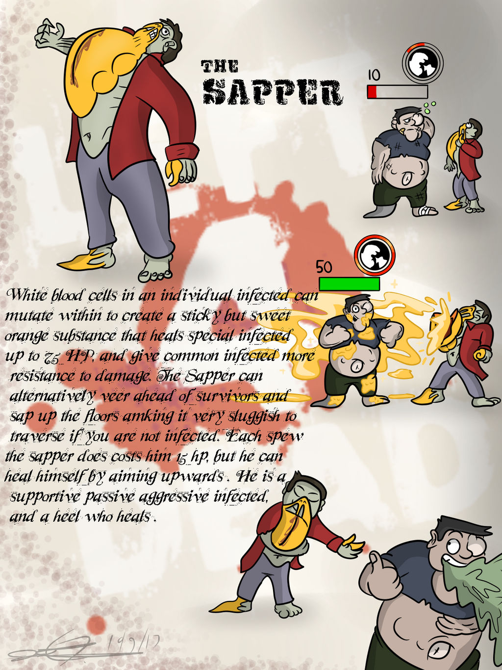 Left 4 dead OC The Sapper by Nyanbonecrush on DeviantArt