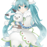 Snow Miku 2015 Render