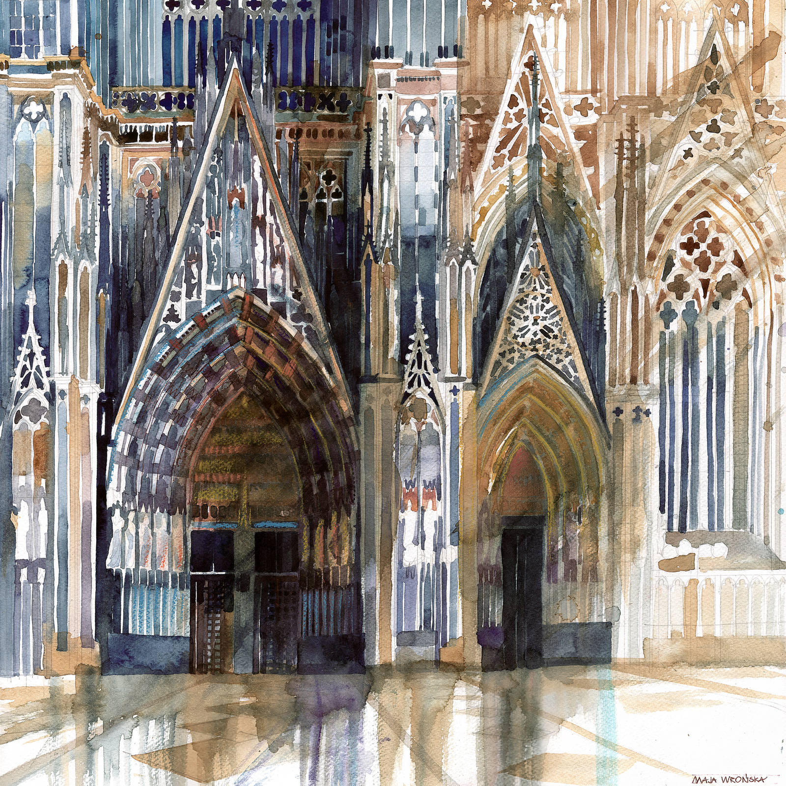 Koln cathedral's facade by takmaj