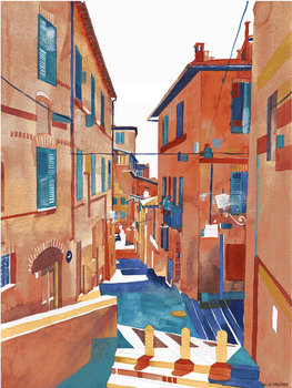 Siena watercolor looping