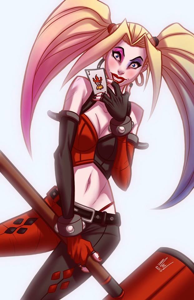 Harley Quinn colored