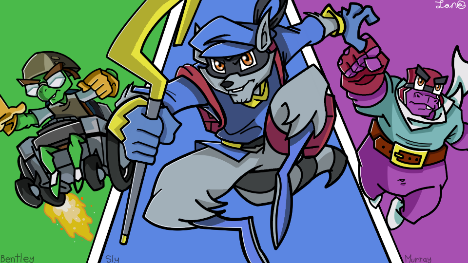Sly Layd Sly Cooper by The-Dark-Red-Artclub on DeviantArt