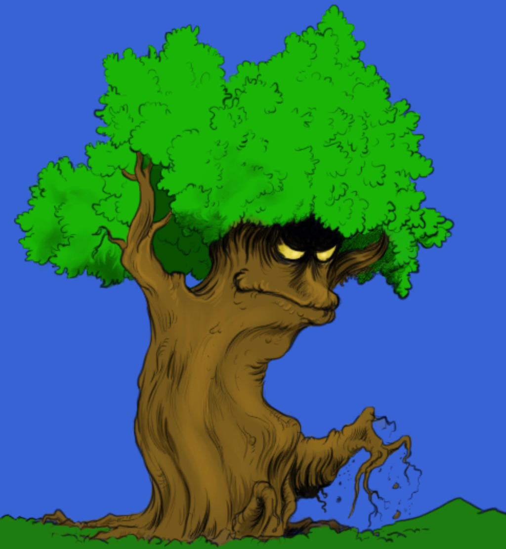 Standing Tree Mob Stalking tree by phantomlord99 on DeviantArt