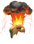 Cyndaquil used Eruption by MiladySnowdrop