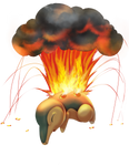 Cyndaquil used Eruption by MiladySnowdrop