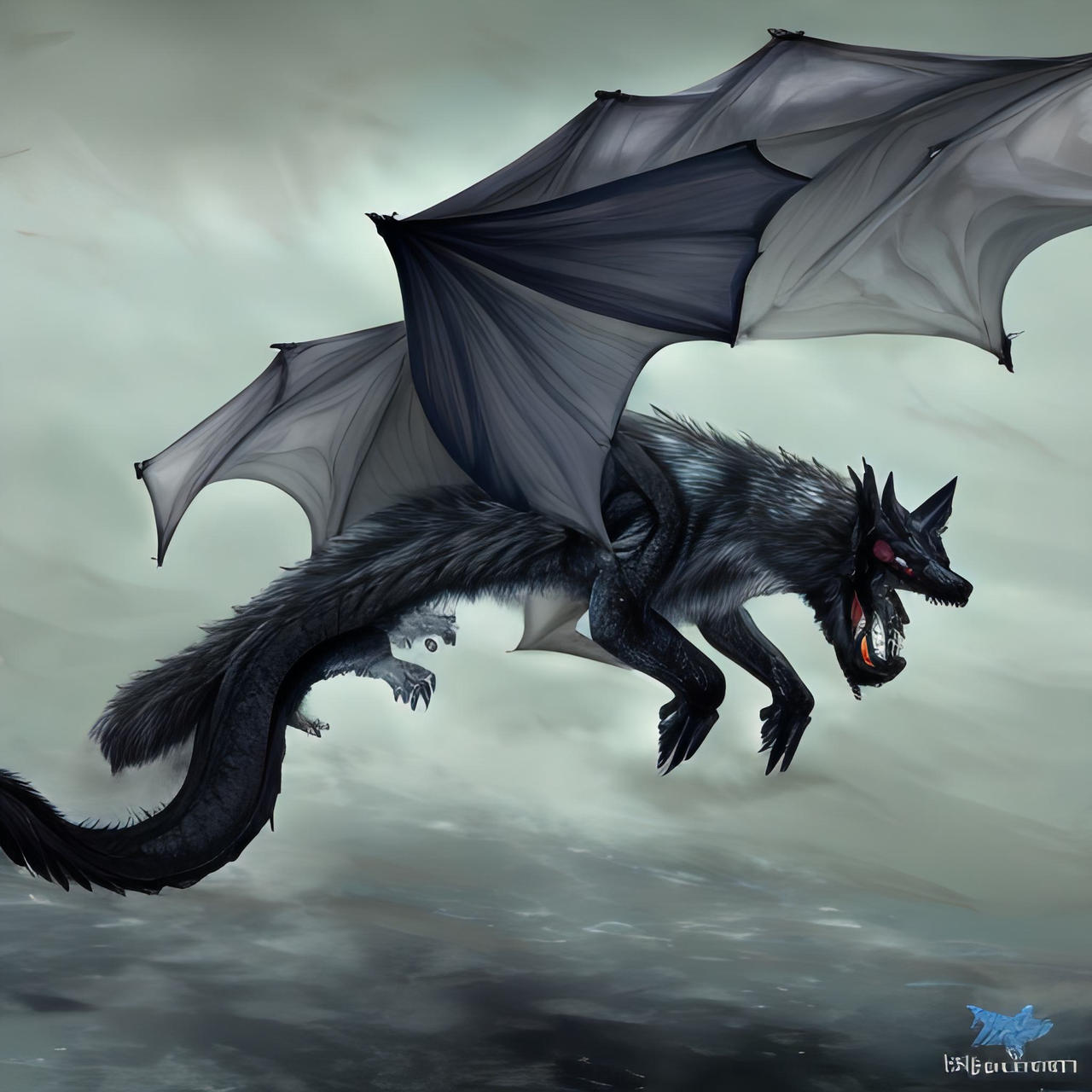 Wolf Dragon Hybrid By SyKe1987 On DeviantArt wolf-dragon-hybrid-by-syke1987-on-deviantart