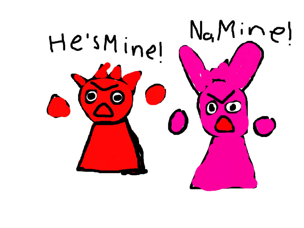 Raddy and pinki fighting about who loves Oren more by katiekdgo on ...