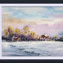 Snow in the field