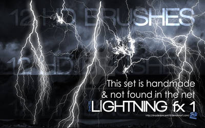 Photoshop Lightning Brushes