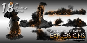 Photoshop HD Explosion Brushes