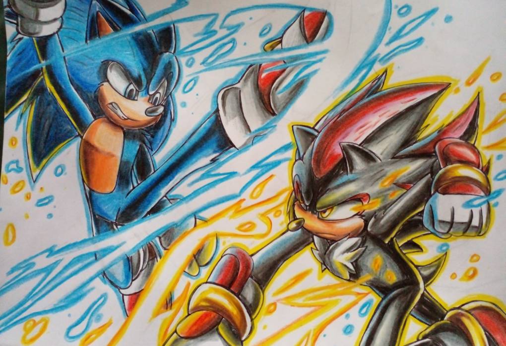 Sonic Movie 3 Poster - Sonic vs Shadow by lakitschis on DeviantArt