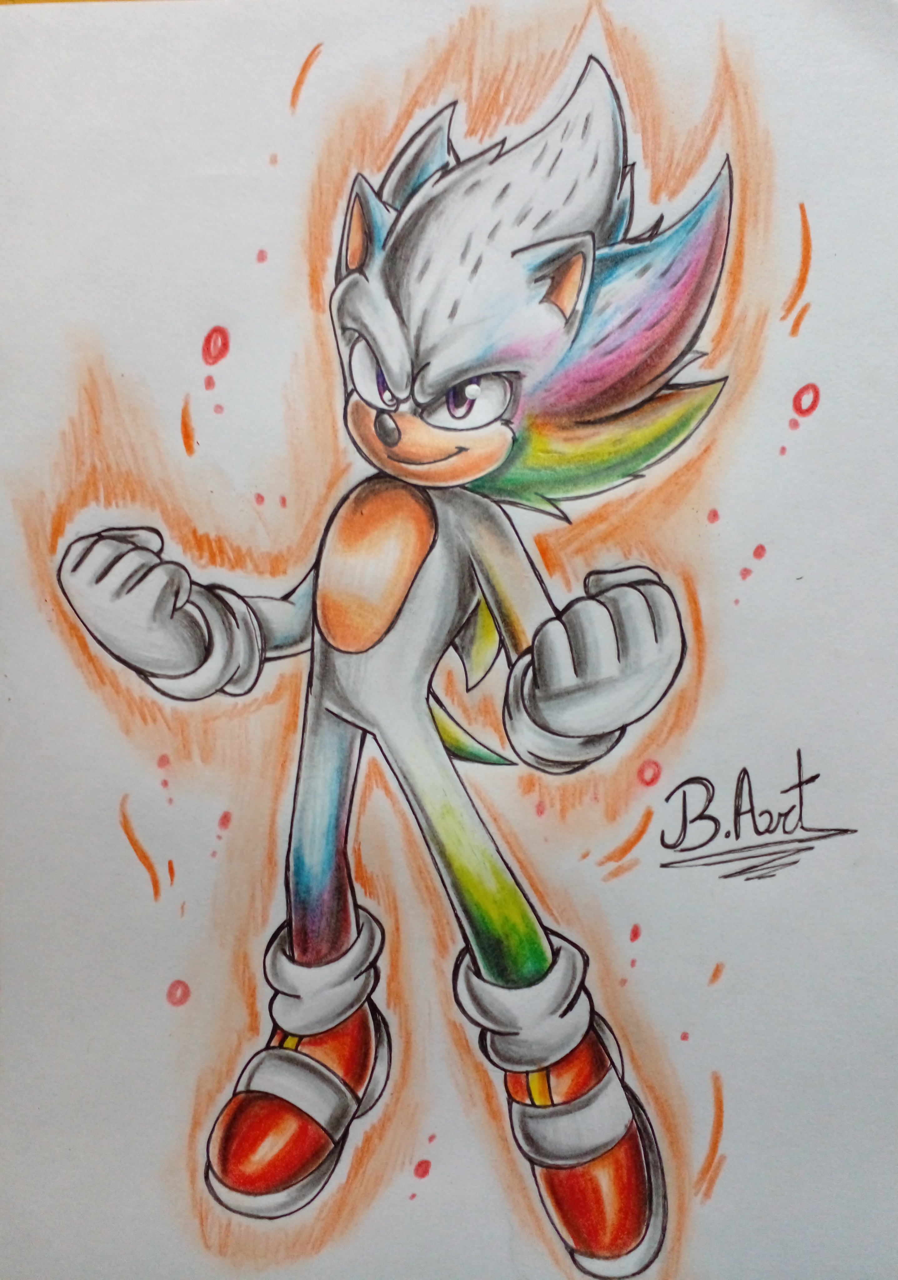 Super Sonic 2 (Sonic Frontiers), Blake_Art in 2023