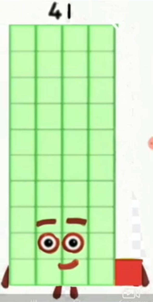 41 Blocky Numbers Numberblocks 41 by Numberblocksrobert9 on DeviantArt