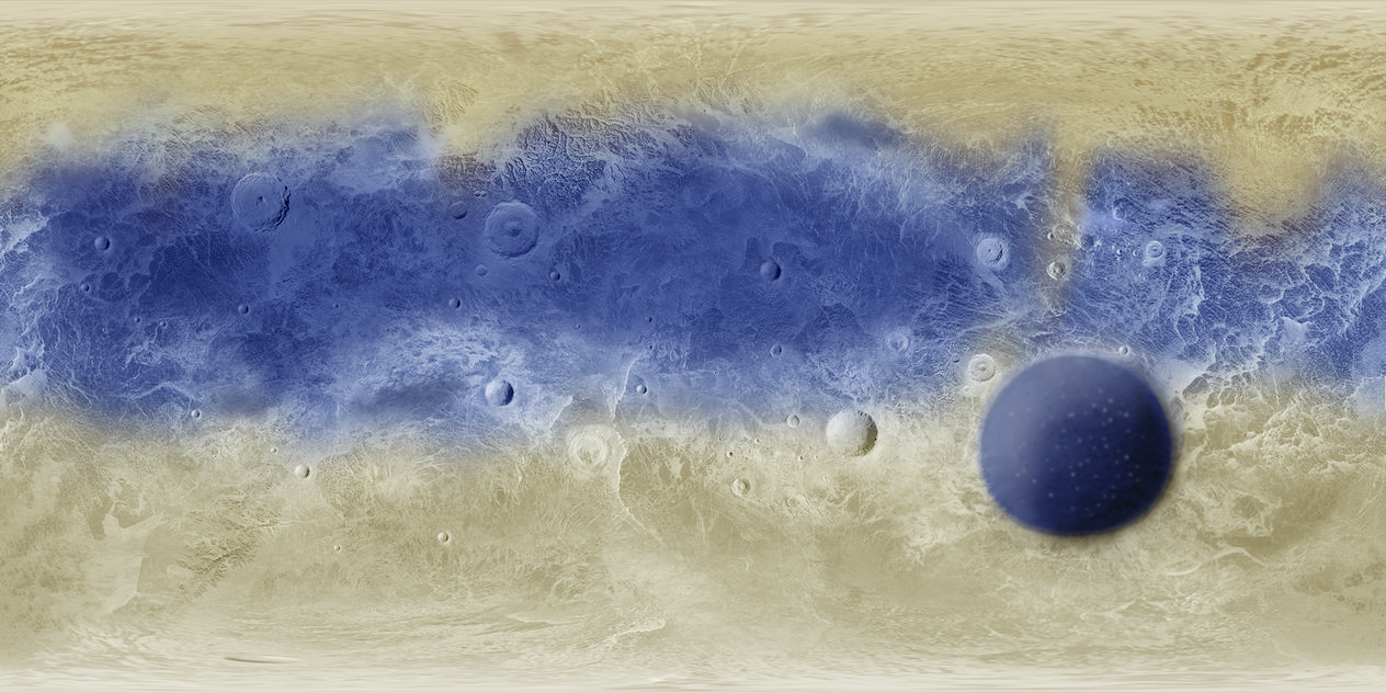 Pluto Texture Map (Artistic Representation) by 4stroN4oMi4 on DeviantArt