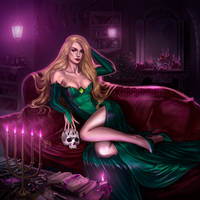 Liliac sorceress by Noden-s