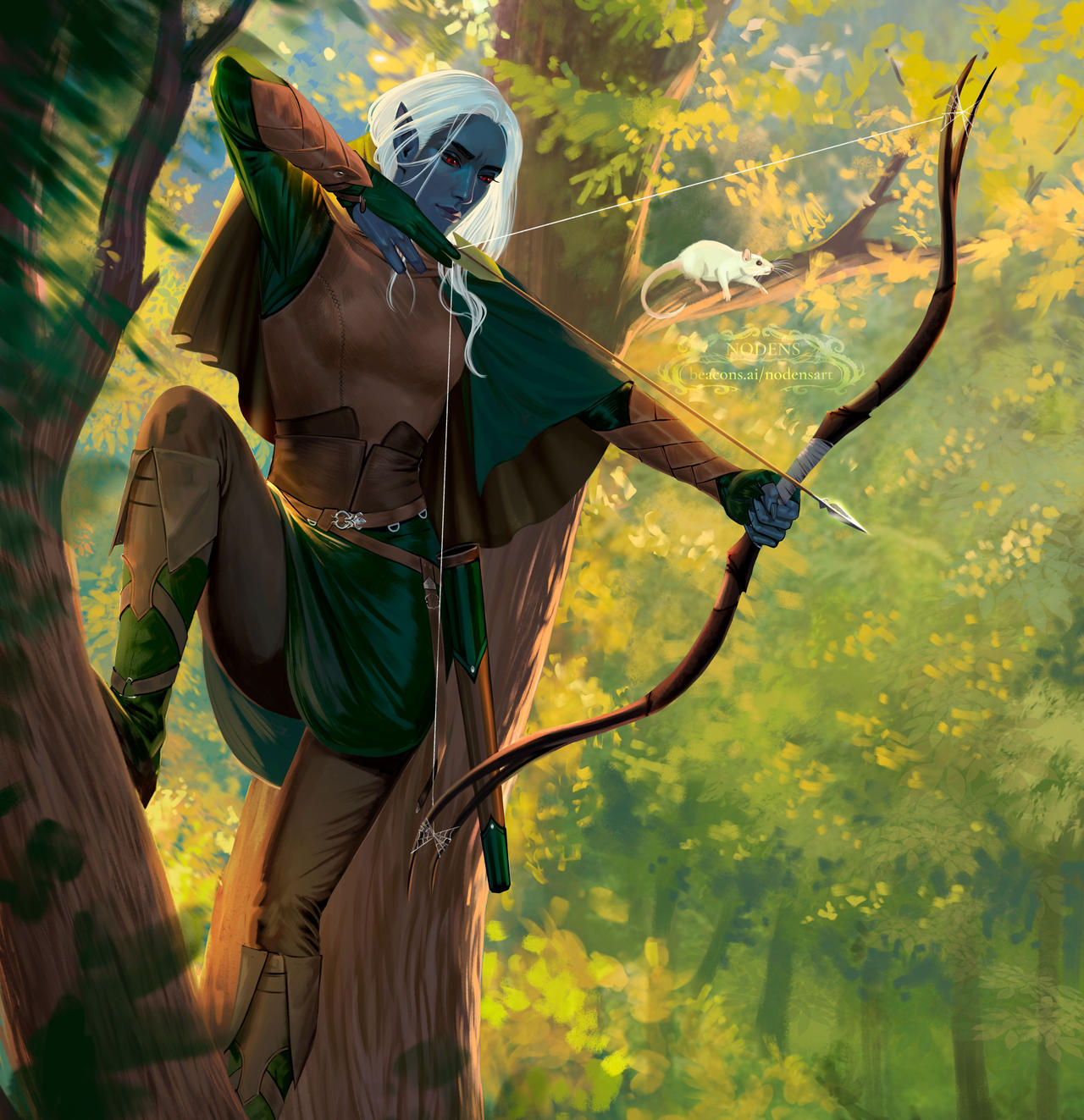 Drow ranger by Nodensartist on DeviantArt