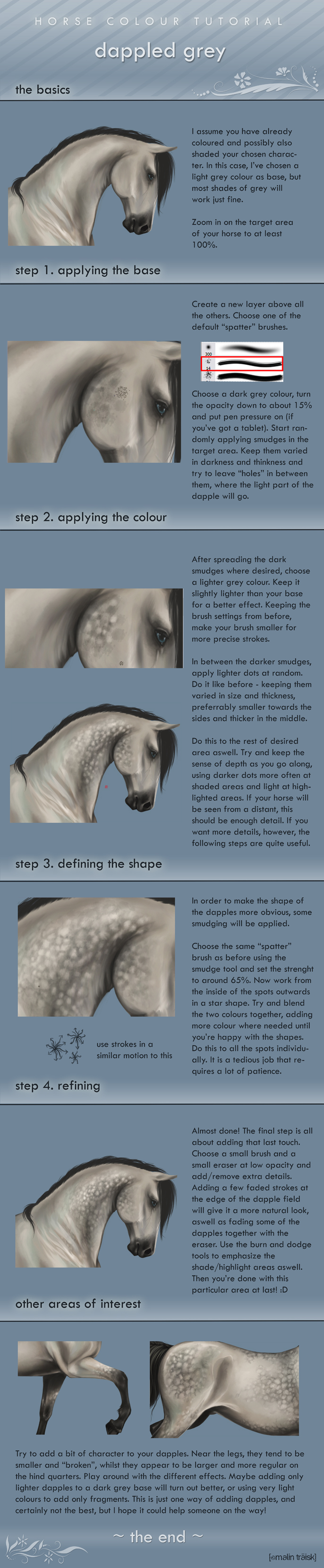 Tutorial: Dapple Grey by cerona