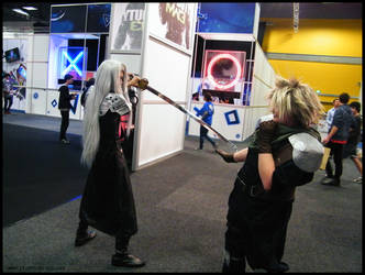 Sephiroth and Cloud