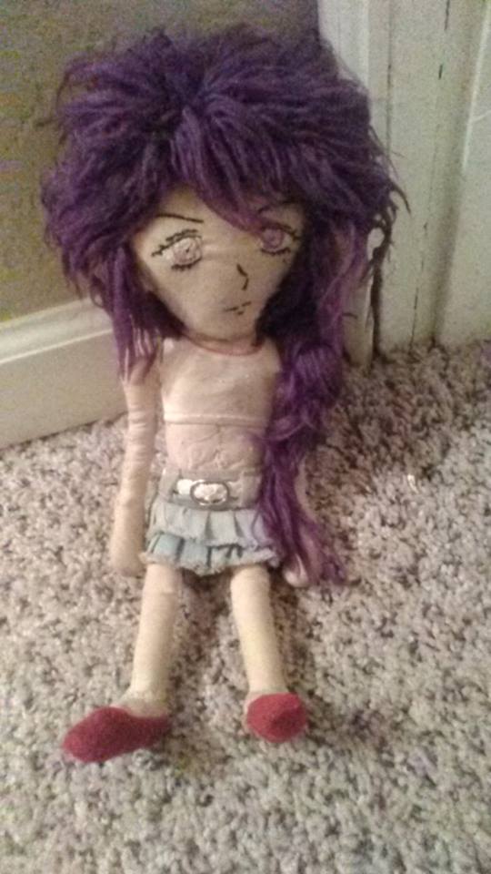 handmade nuriko doll in random doll cloths